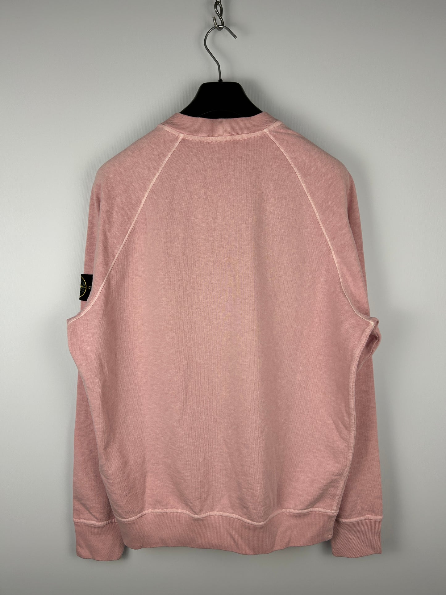 Felpa rosa Stone Island (nuova con cartellino) - Taglia L