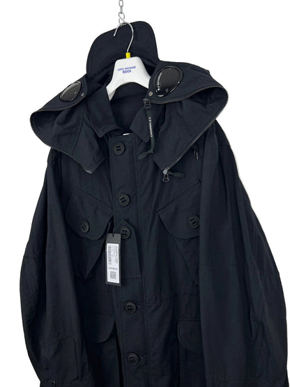 Giacca Goggle nera con chiusura a zip C.P. Company (nuova con cartellino) - Taglia L