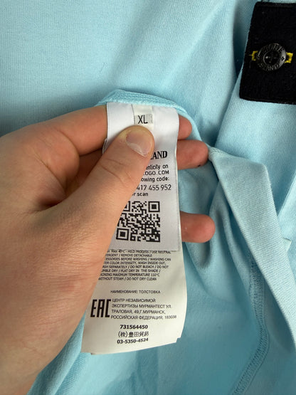 Felpa azzurra Stone Island - Taglia XL