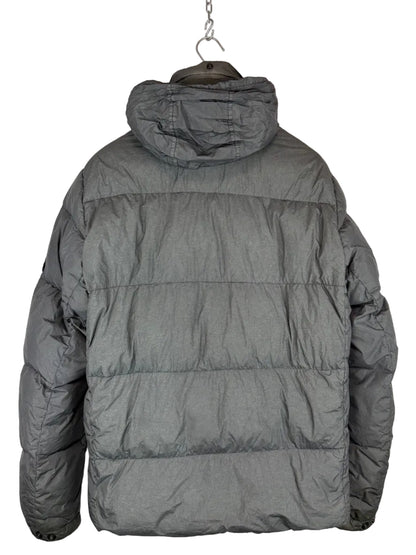 Giacca grigia Garment Dyed Crinkle Reps NY Down Stone Island - Taglia L