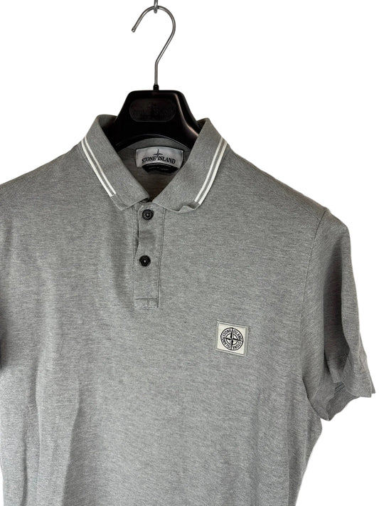 Polo grigia a maniche corte Stone Island - Taglia L