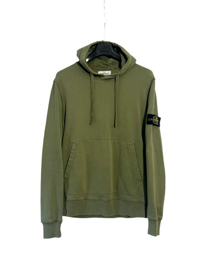 Felpa verde con cappuccio Stone Island - Taglia L