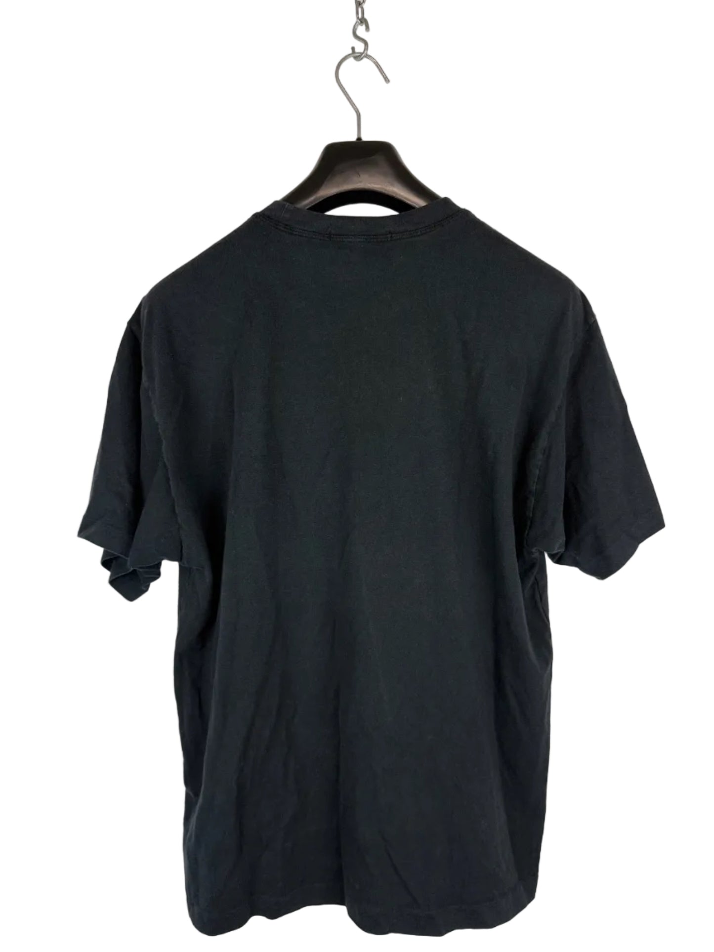 T-shirt nera con stampa Stone Island x Supreme - Taglia S