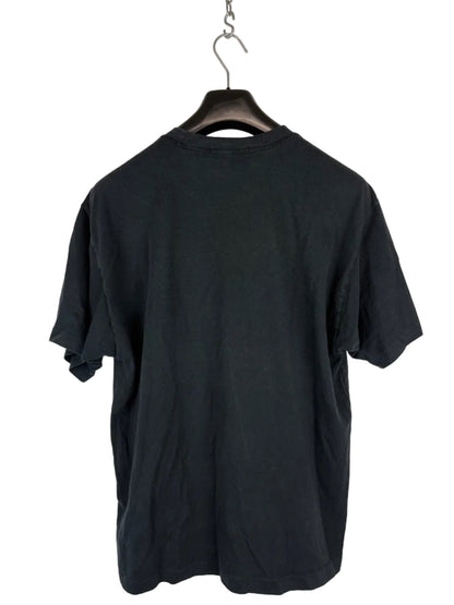 T-shirt nera con stampa Stone Island x Supreme - Taglia S