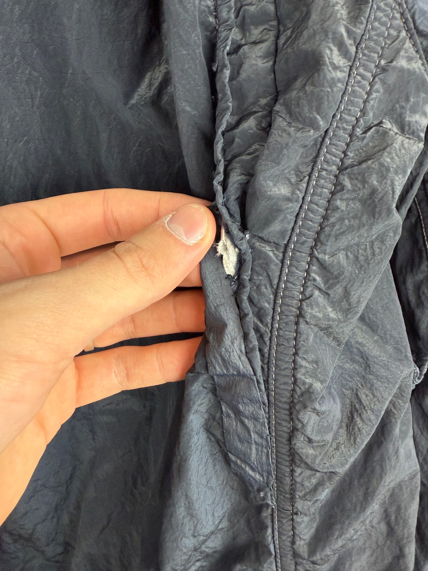 Giacca blu navy in Nylon Metal del 2010 Stone Island - Taglia XXL