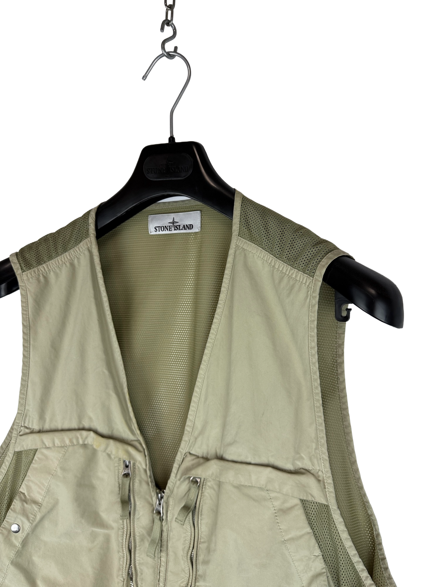 Giacca smanicato David Light-TC Poly Net Stone Island - Taglia M
