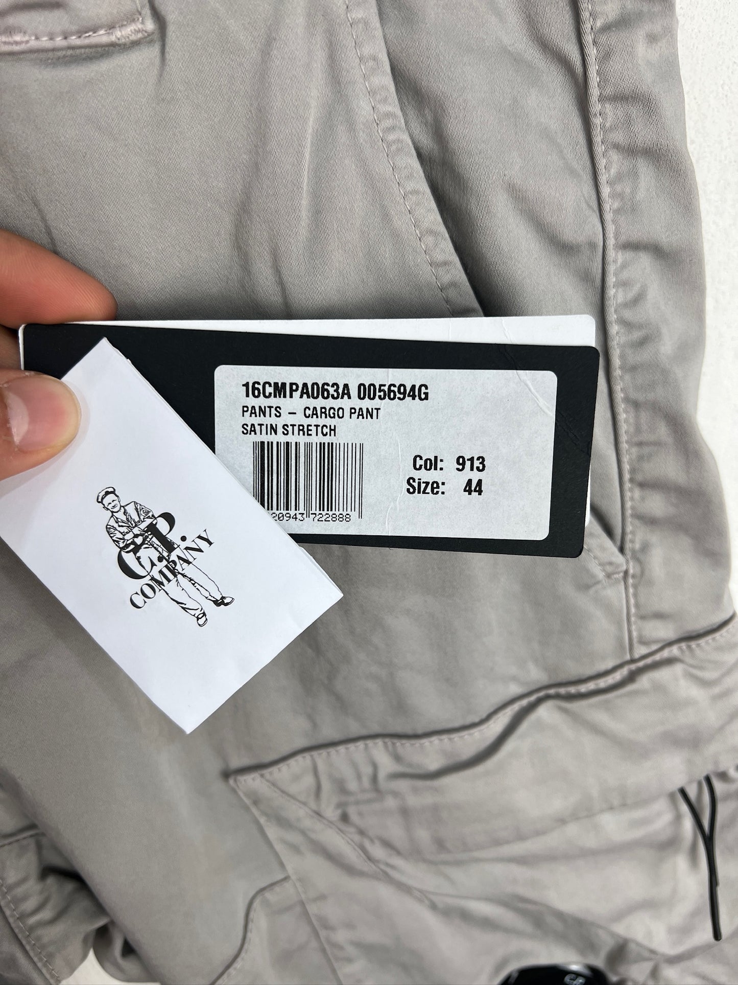 Pantaloni cargo grigi C.P. Company (nuovi con cartellino) - Taglia W29