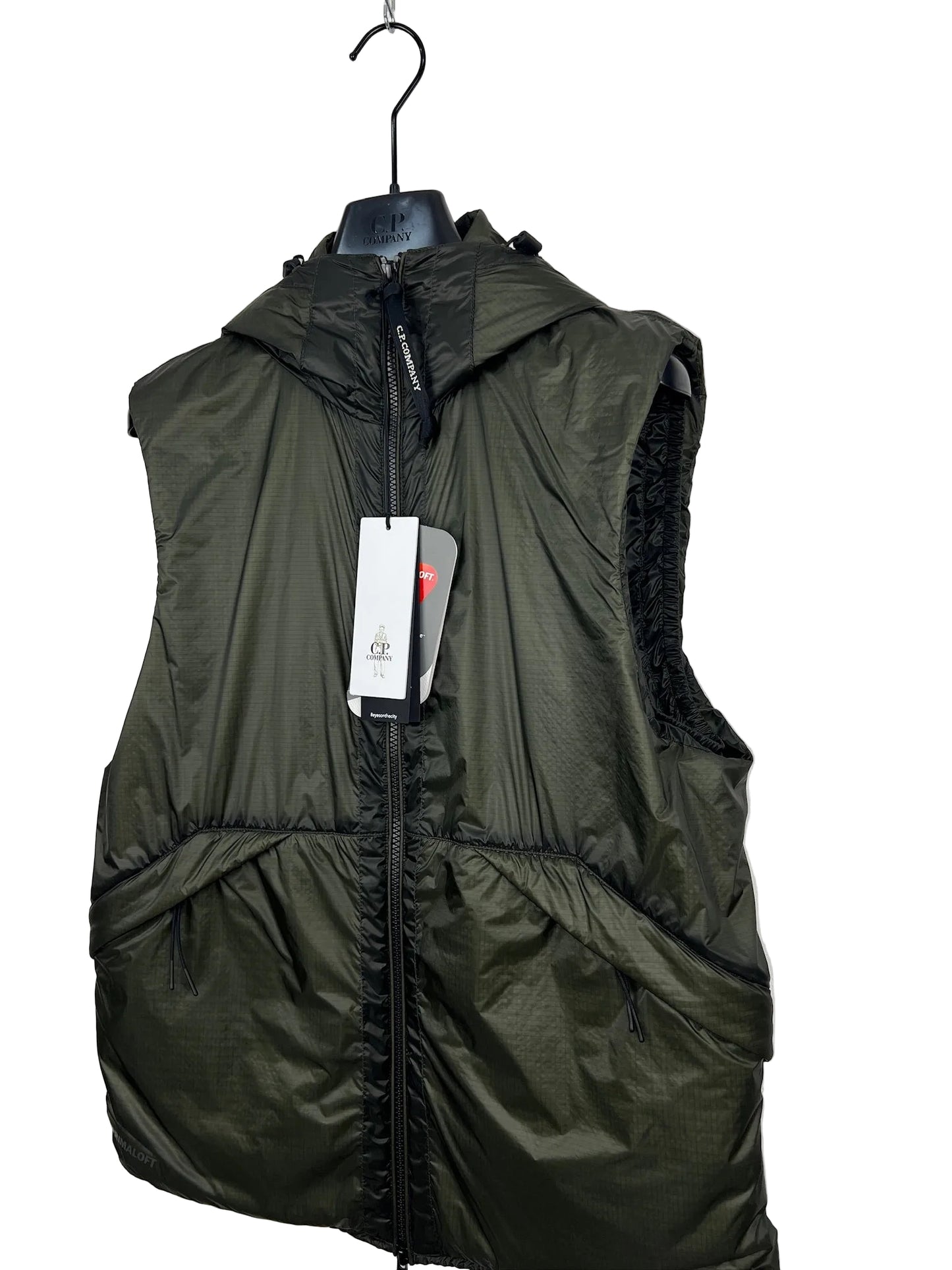 Giacca smanicato Goggle Nada Shell con chiusura a zip C.P. Company (nuova con cartellino) - Taglia M