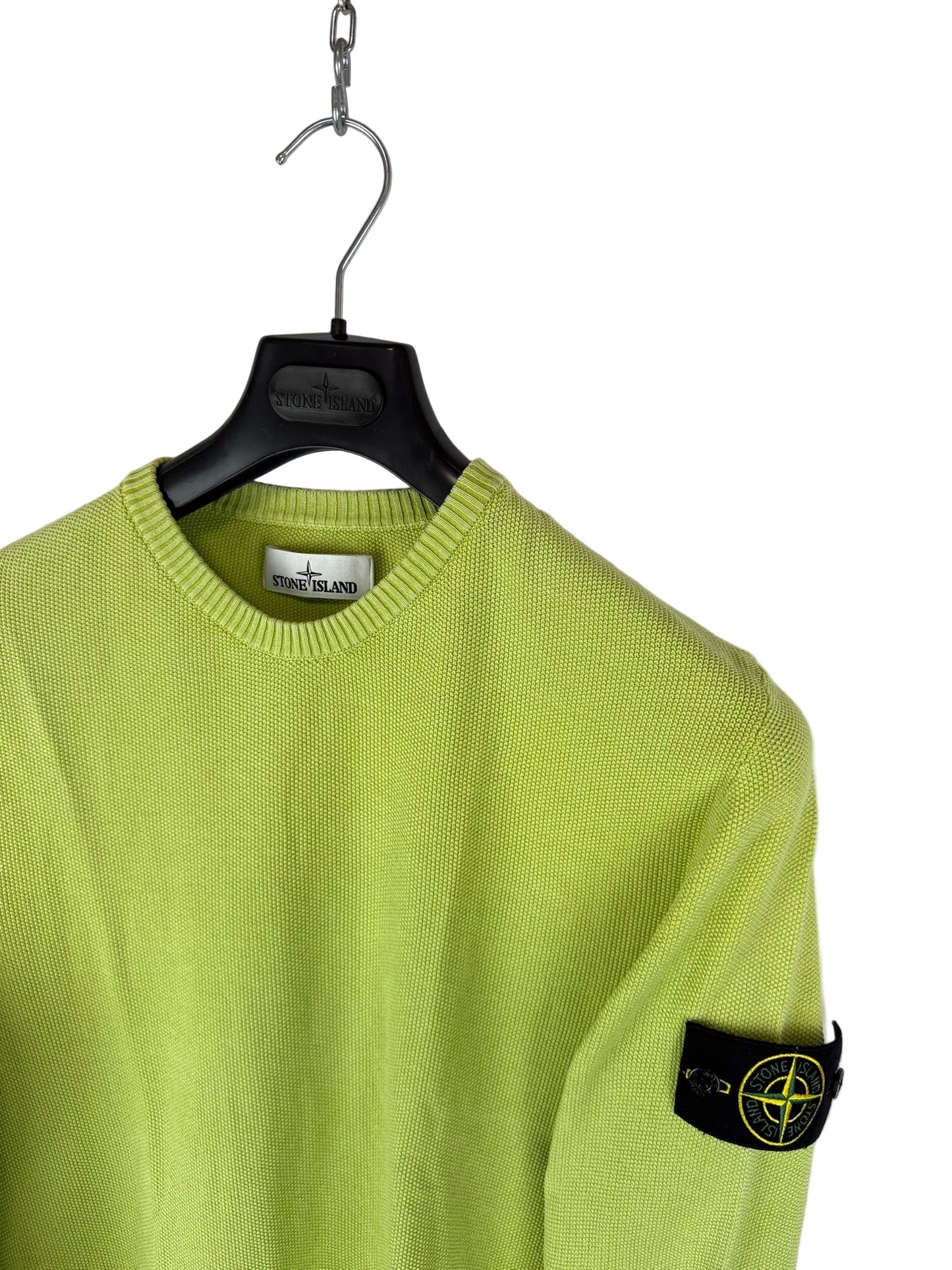 Maglione verde lime Stone Island - Taglia L