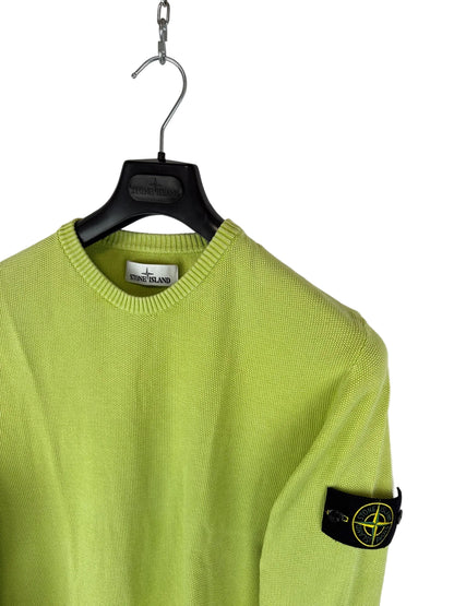 Maglione verde lime Stone Island - Taglia L