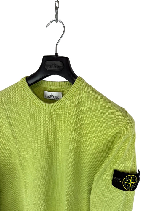 Maglione verde lime Stone Island - Taglia L