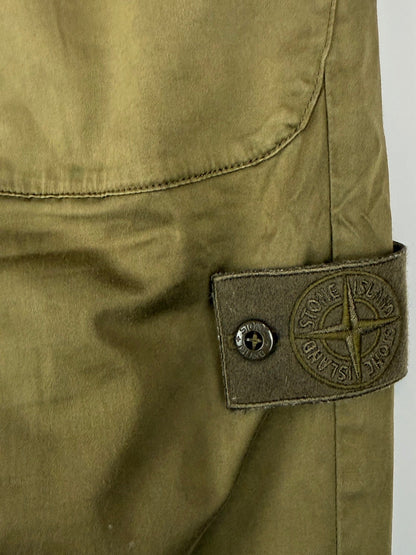Pantaloni cargo Ghost verdi oliva Stone Island - Taglia W31