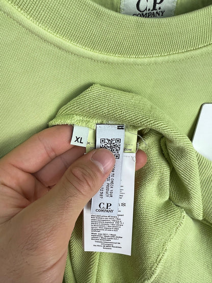 Felpa verde lime C.P. Company (nuova con cartellino) - Taglia XL