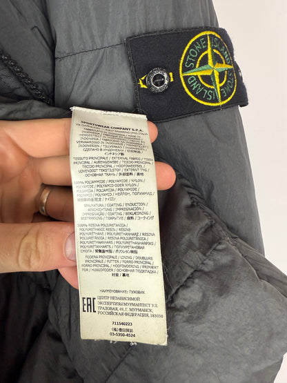 Giacca grigia Garment Dyed Crinkle Reps NY Down Stone Island - Taglia S