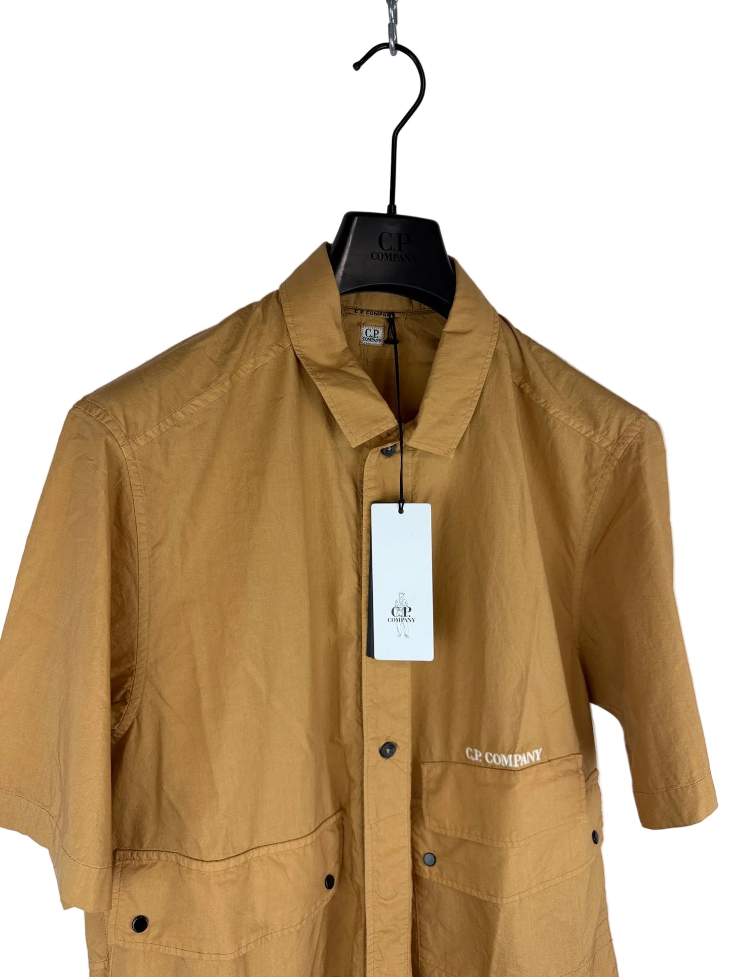Camicia arancione con taschino sul petto C.P. Company (nuova con cartellino) - Taglia L