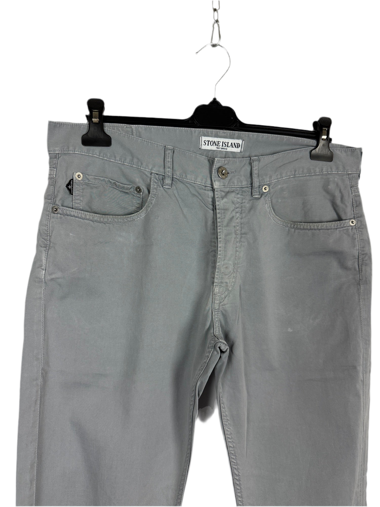 Pantaloni Vintage grigio chiaro Stone Island - Taglia W34