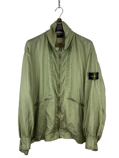 Giacca verde in Nylon Vintage 1988 Stone Island - Taglia M