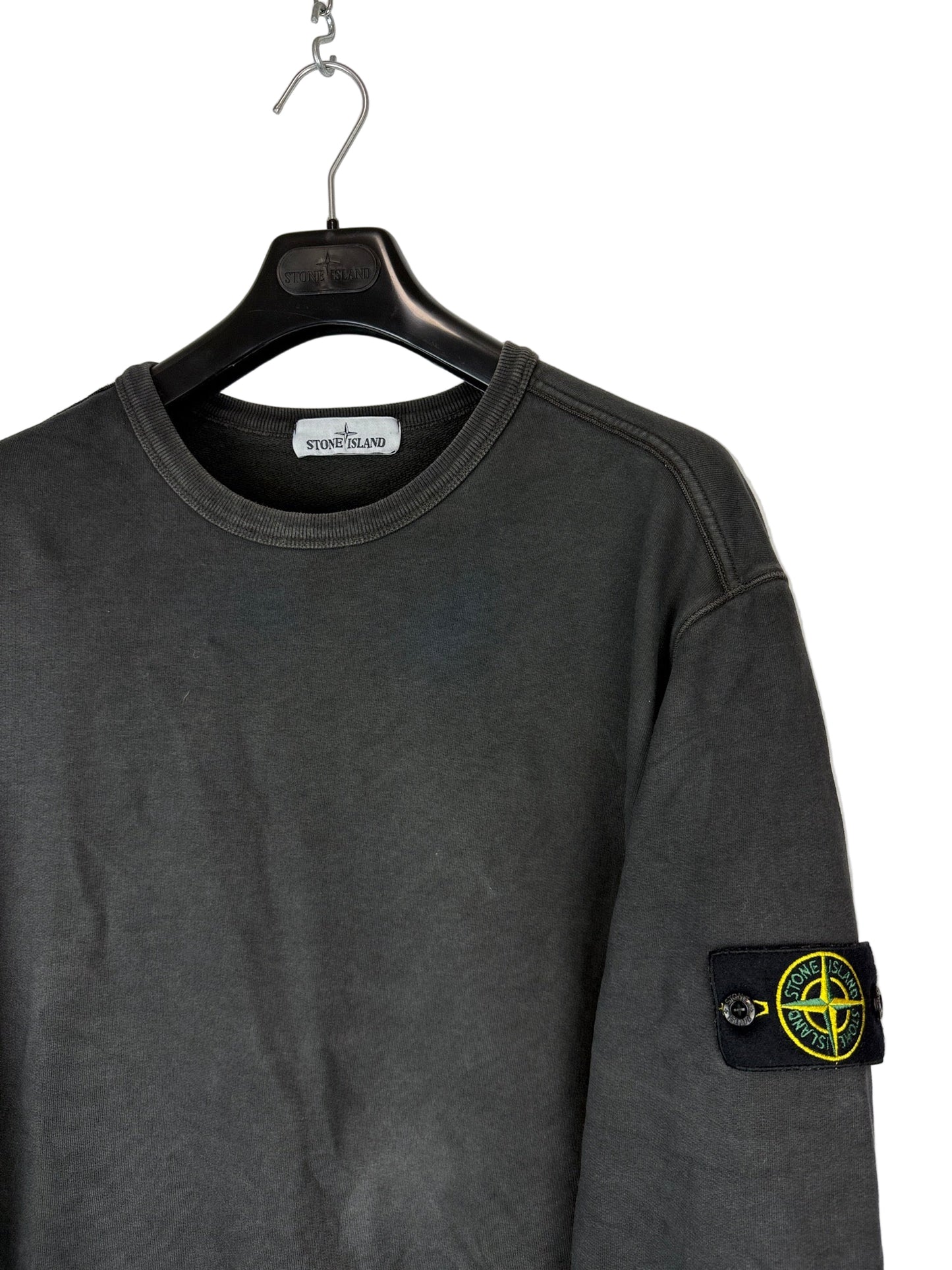 Felpa nera Stone Island - Taglia 3XL