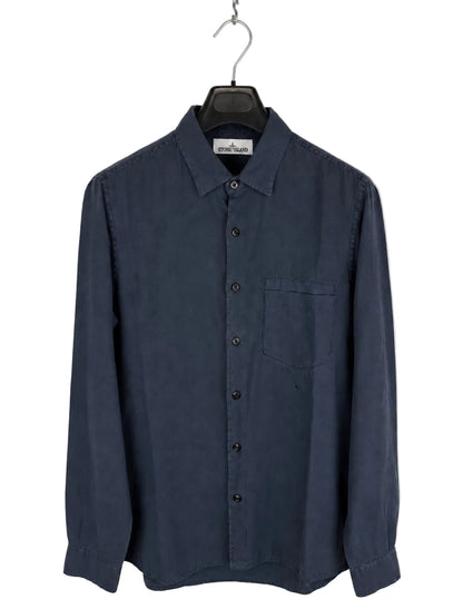 Camicia blu navy Stellina Stone Island - Taglia M