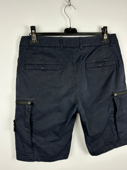 Pantaloncini cargo blu navy Stone Island - Taglia W32