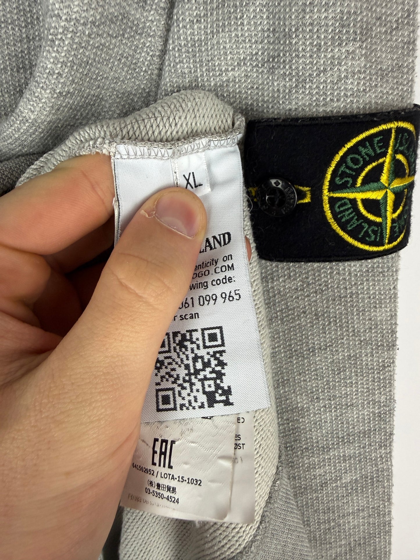 Felpa grigia Stone Island - Taglia XL