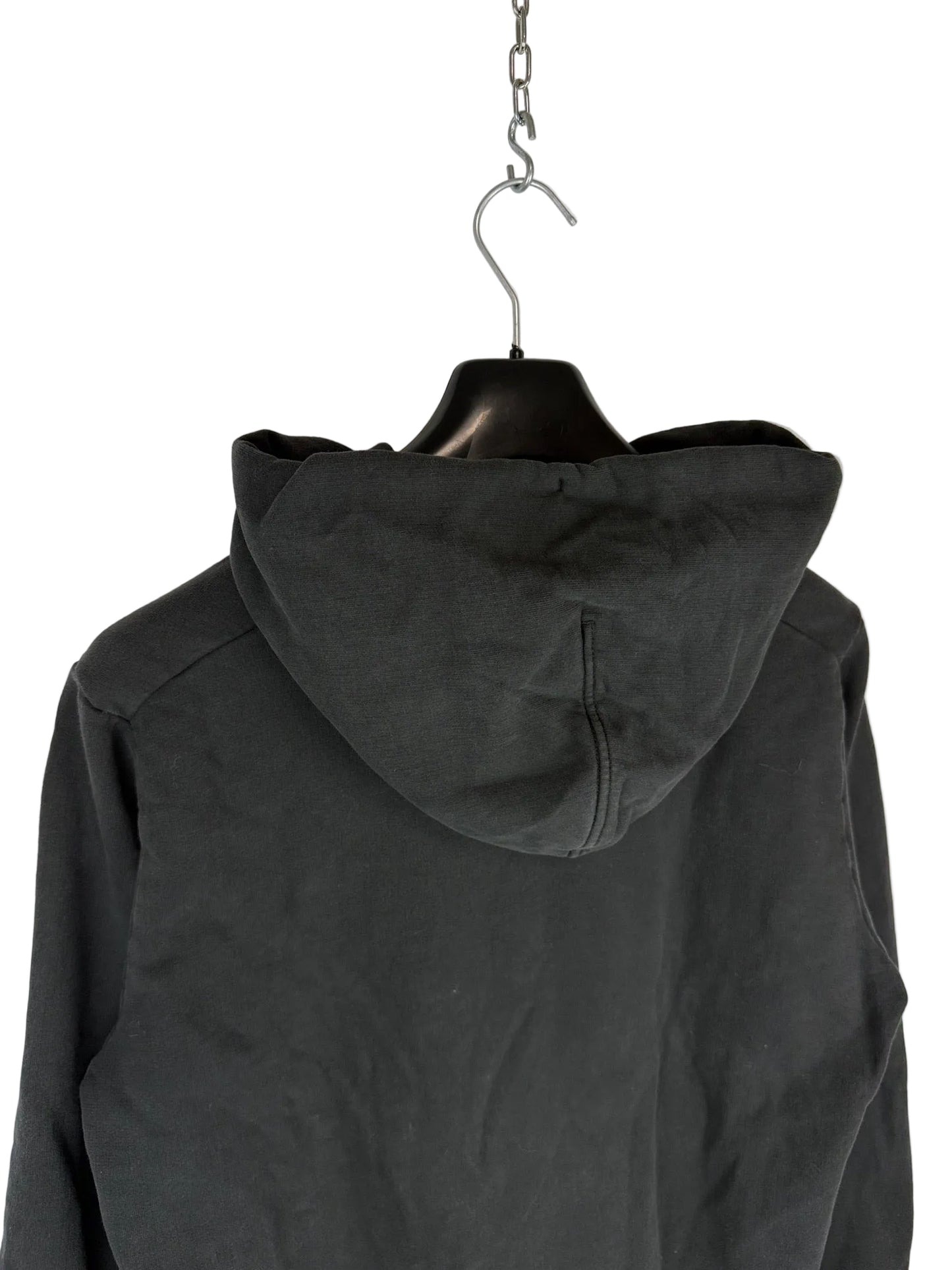 Felpa nera con zip e cappuccio Stone Island - Taglia XL
