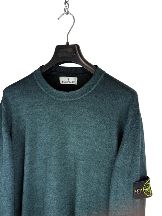 Maglione verde petrolio Stone Island - Taglia XL