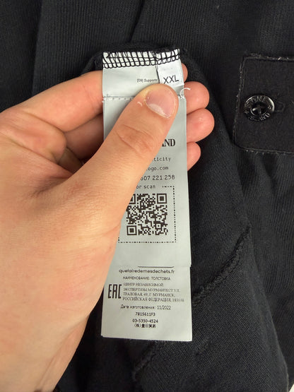 Felpa nera Ghost Stone Island - Taglia XXL