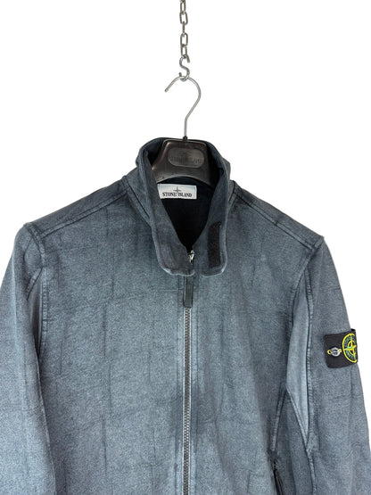 Cardigan grigio con trattamento Dust Colour Stone Island - Taglia L