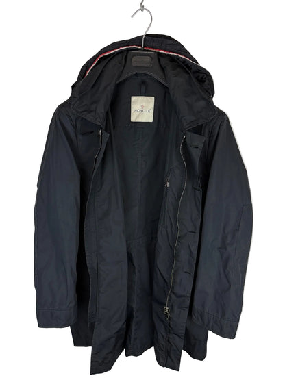 Giacca Ribermont blu navy con cappuccio a scomparsa Moncler - Taglia M