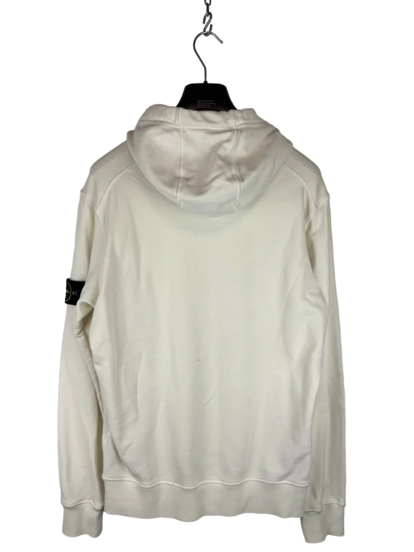 Felpa bianca con cappuccio Stone Island - Taglia M