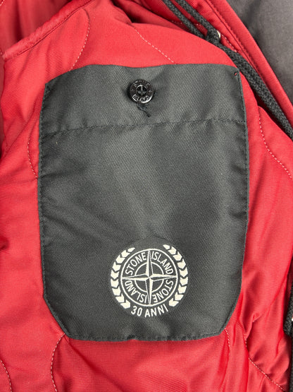 Giacca marrone David-TC Dutch rope liner Stone Island "30 anni" - Taglia M