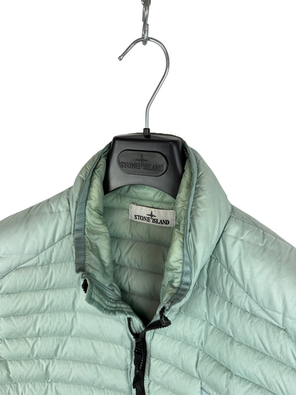 Giacca verde menta Loom Woven Chambers R-Nylon Down-TC Stone Island - Taglia M
