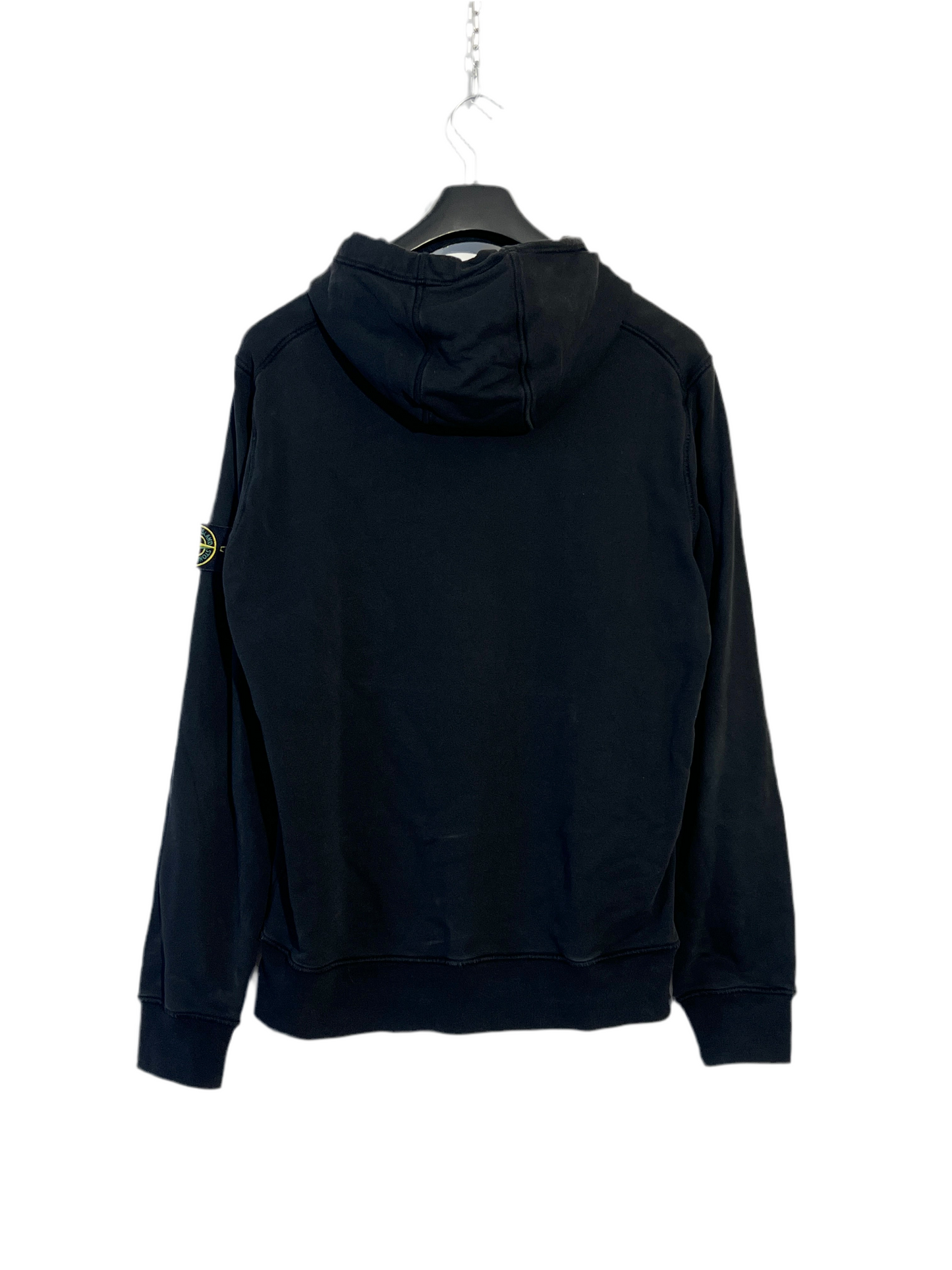Felpa nera con cappuccio Stone Island - Taglia L