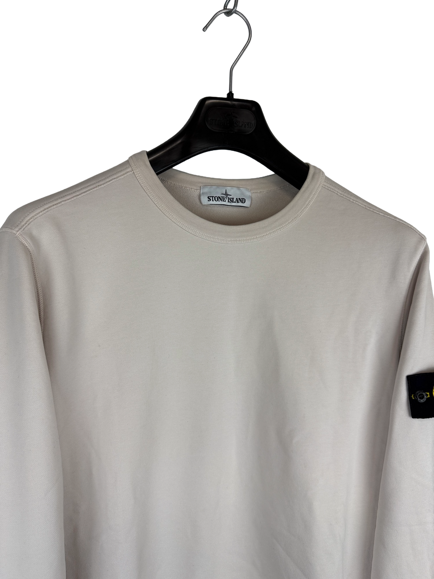 Felpa bianco panna Stone Island - Taglia M