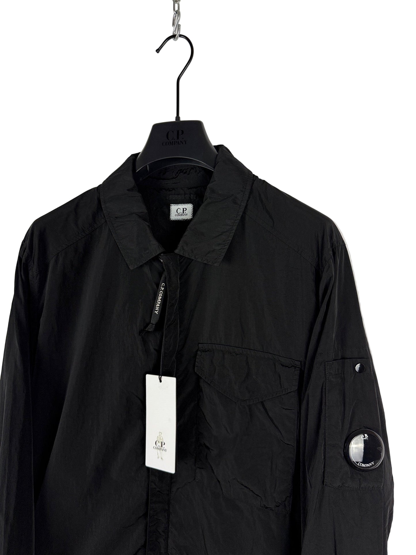 Giacca Chrome-R nera in nylon C.P. Company (nuova con cartellino) - Taglia XL