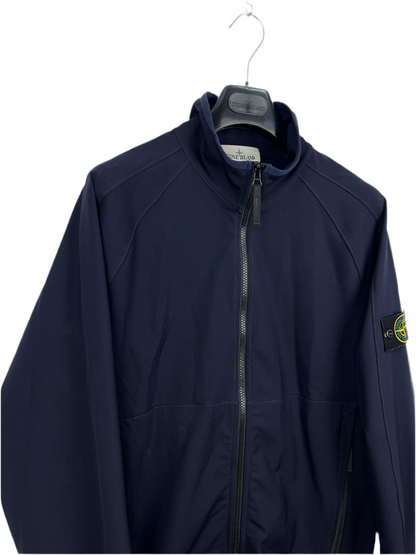 Felpa blu con zip Stone Island - Taglia L