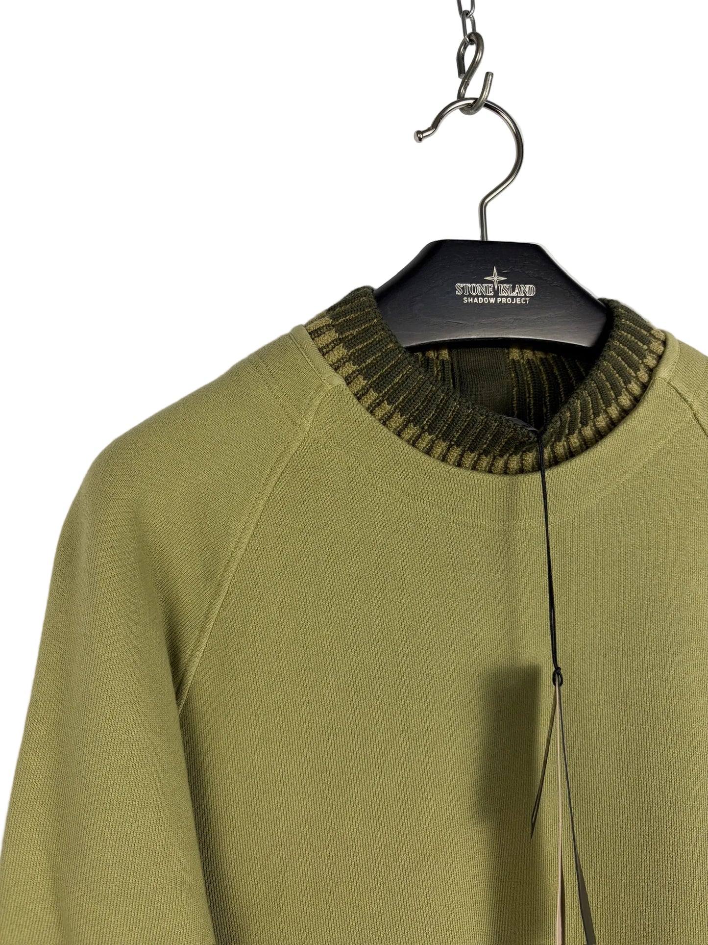 Maglione verde Stone Island (nuovo con cartellino) - Taglia L