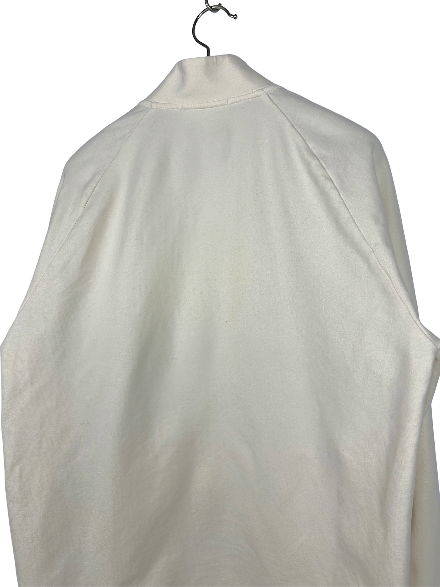 Felpa bianca con zip Ghost Stone Island - Taglia XL