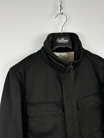 Giacca nera Soft Shell-R Terry Stone Island - Taglia L