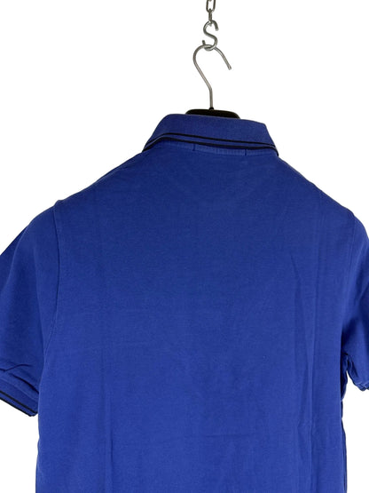 Stone Island Short-sleeve Blue Polo Shirt - Size S
