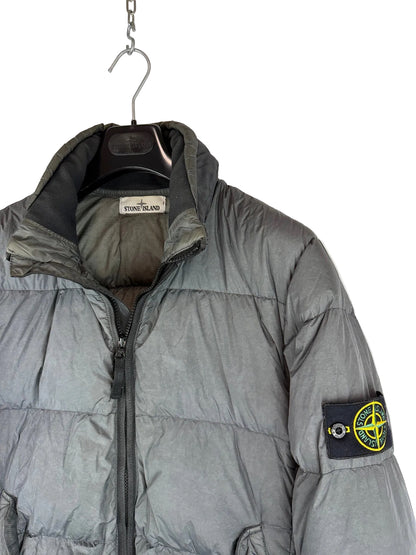 Giacca grigia Garment Dyed Crinkle Reps NY Down Stone Island - Taglia L