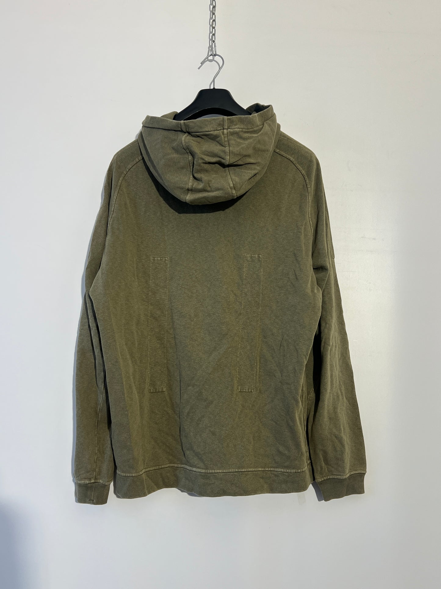 Felpa verde kaki con cappuccio Stone Island - Taglia XL