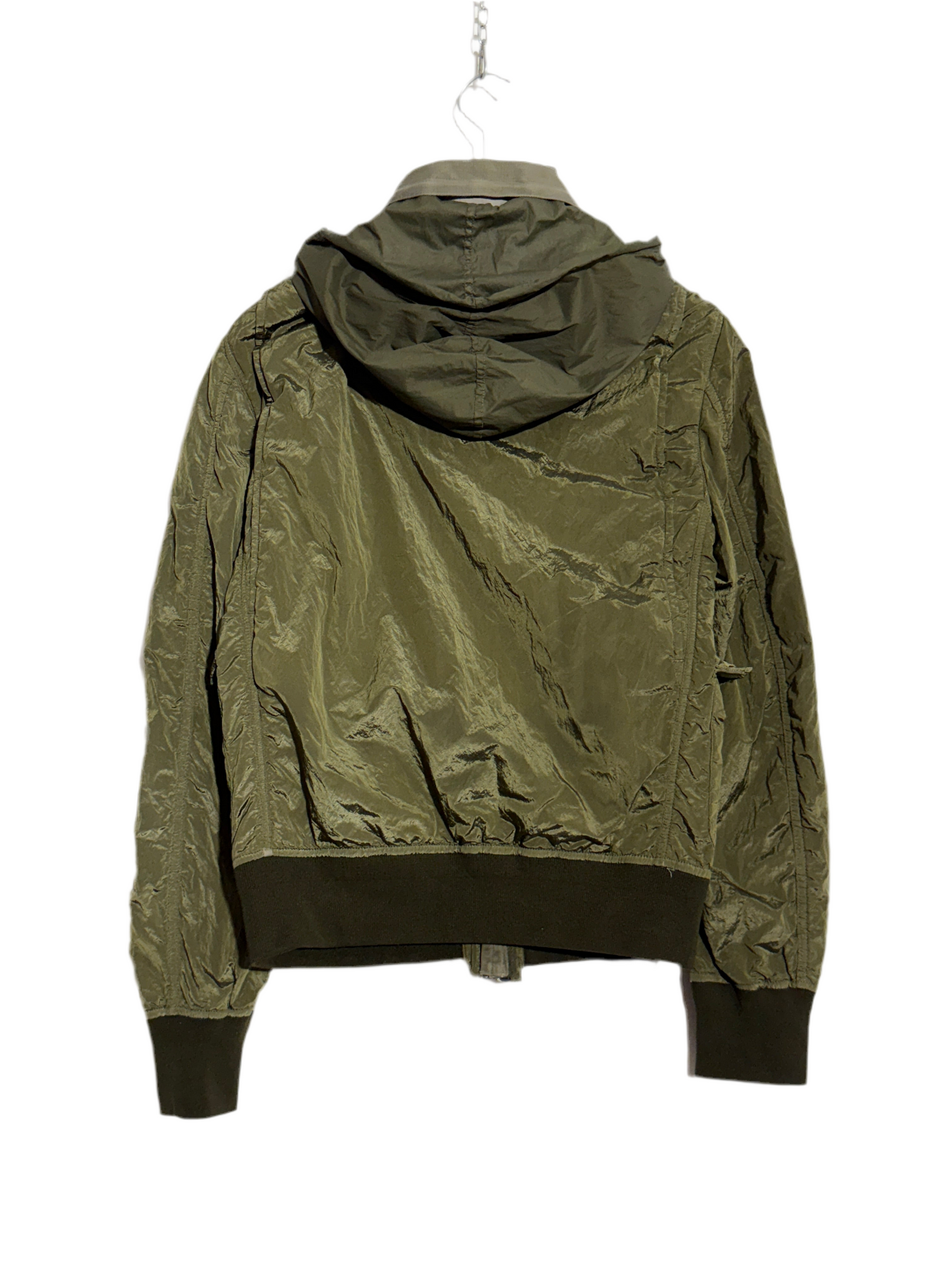 Giacca del 2008 in Nylon metal verde oliva Stone Island - Taglia M