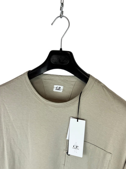 T-shirt grigia con taschino sul petto C.P. Company (nuova con cartellino) - Taglia XL