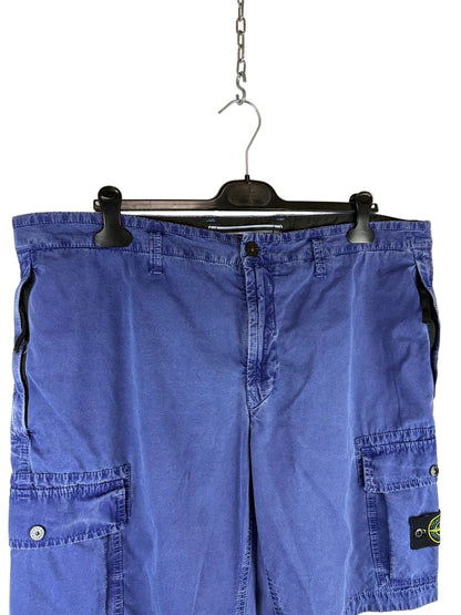 Pantaloncini cargo blu Stone Island - Taglia W40