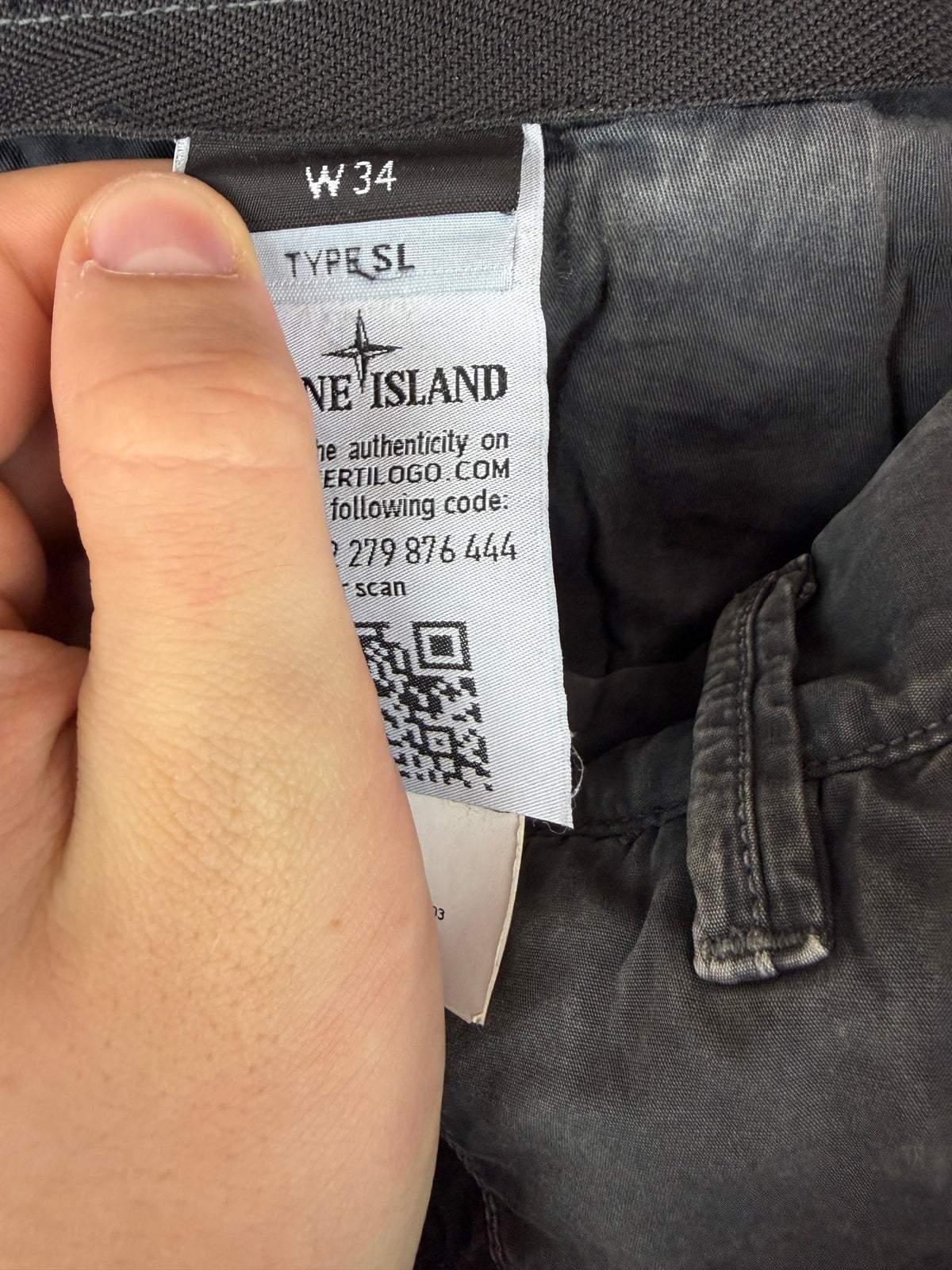 Pantaloncini grigi Stone Island Stellina - Taglia W34