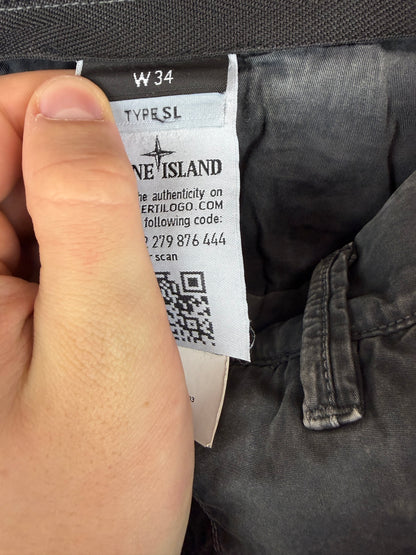 Pantaloncini grigi Stone Island Stellina - Taglia W34