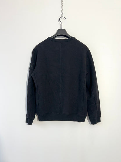 Maglione Ghost nero con tascone Stone Island - Taglia M