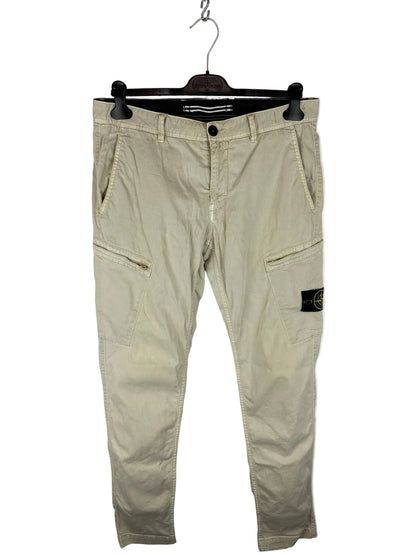 Pantaloni cargo beige Stone Island - Taglia W33